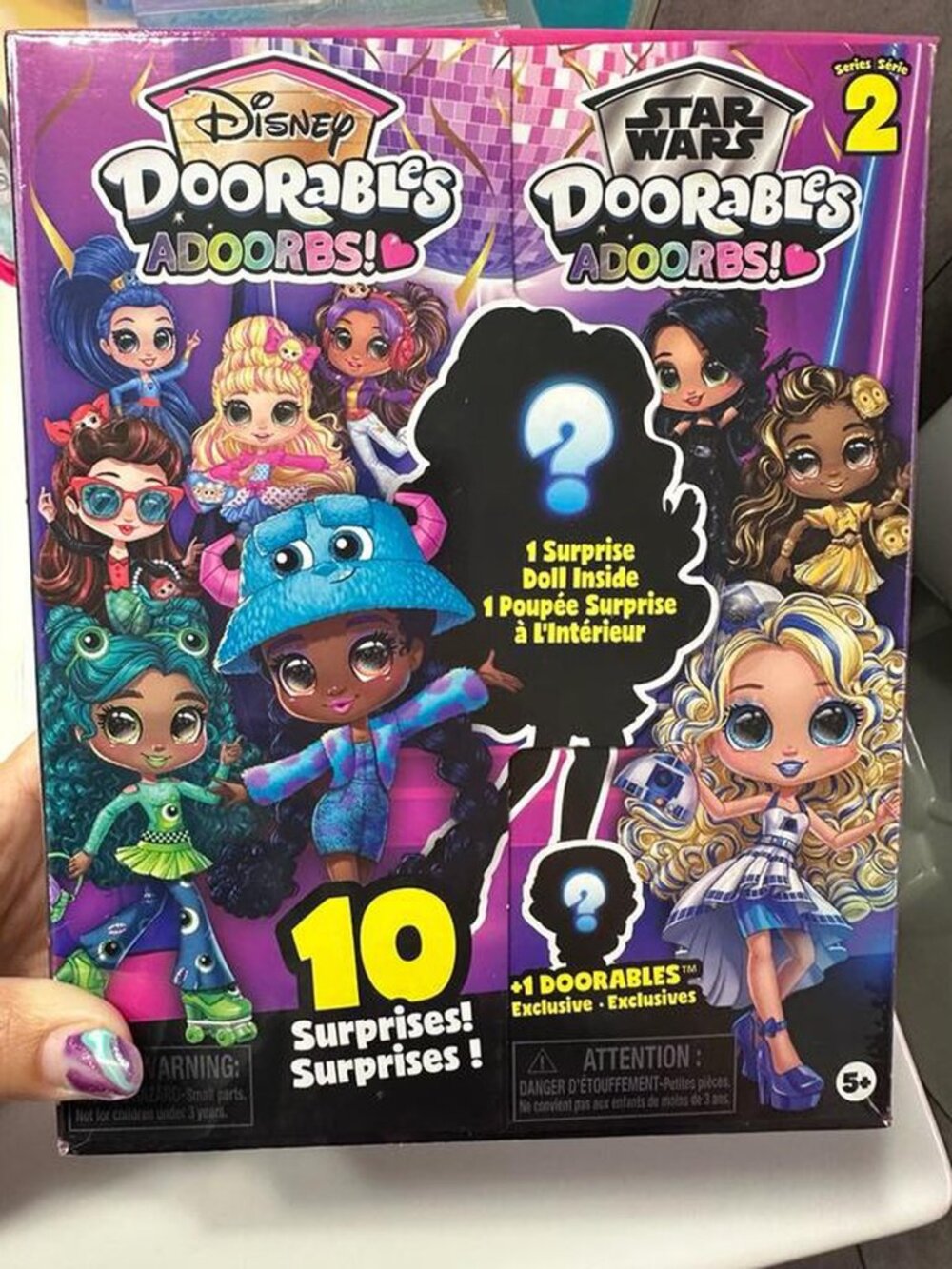 Disney Doorables Adoorbs Dolls Series 2, 9 Characters to Collect